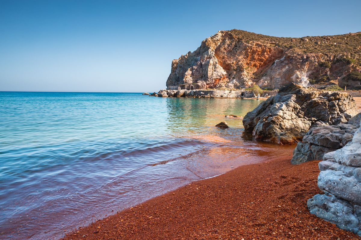 <p>Paliorema is more than the sum of its red cliffs and clear turquoise waters. In fact, the beach is home to the remnants of an abandoned 19th-century sulfur mine. Between sunbathing sessions, you can explore the ruins of the still-extant facilities.</p><p><a class="body-btn-link" href="https://go.redirectingat.com?id=74968X1553576&url=https%3A%2F%2Fwww.tripadvisor.com%2FAttraction_Review-g1786926-d4916309-Reviews-Milos_Beach-Agios_Nikitas_Lefkada_Ionian_Islands.html&sref=https%3A%2F%2Fwww.elledecor.com%2Flife-culture%2Ftravel%2Fg60369620%2Fbest-beaches-greece-guide%2F">Shop Now</a></p>