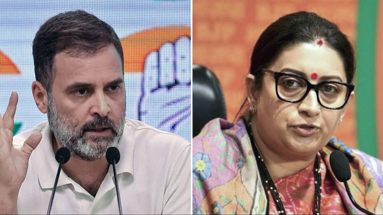 'politically suicidal to name rahul gandhi as pm face': smriti irani slams congress for taking 'elections for granted'
