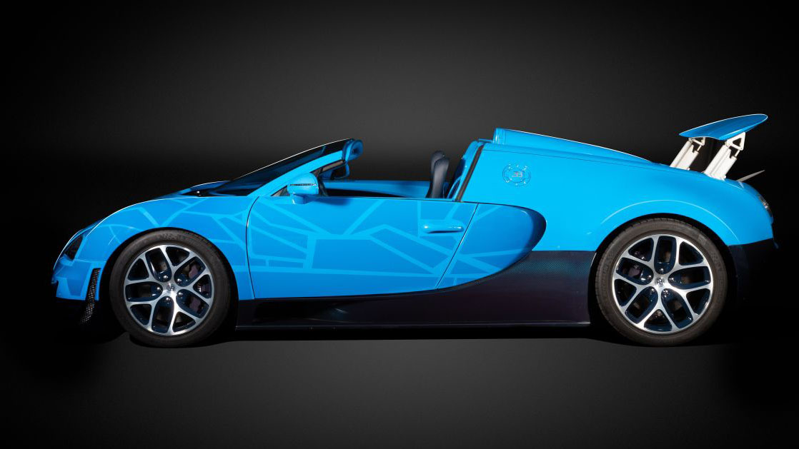 autobots… bug out? check out this transformer-themed veyron grand sport vitesse