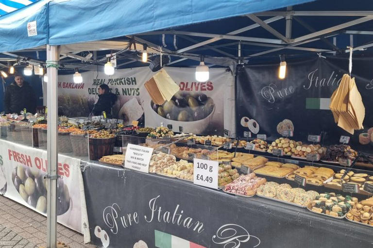 Hanley's continental market returns today - the tasty treats on offer