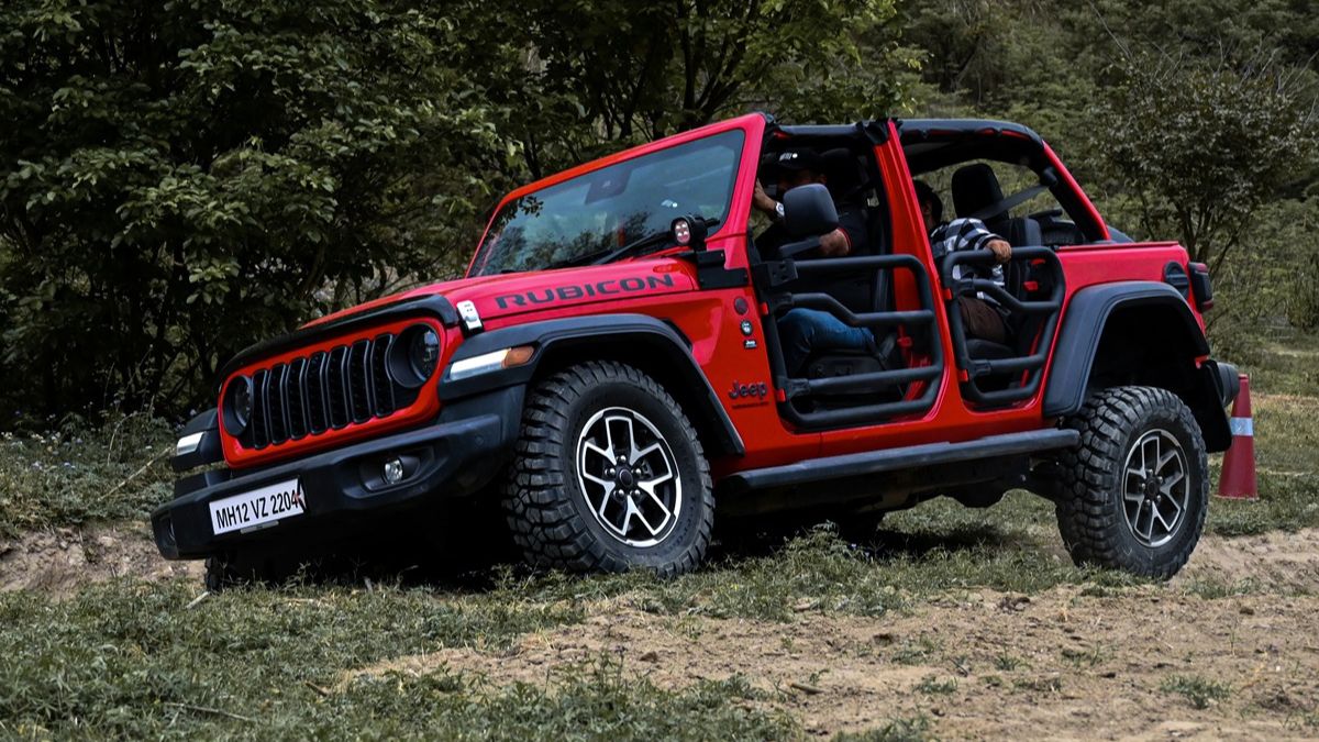 android, jeep wrangler facelift 2024 india variant: here's a review of the suv. check the pix