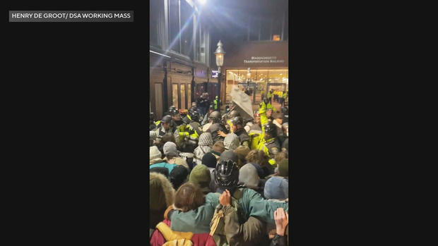 Emerson College protests broken up by Boston Police, 108 arrested at ...