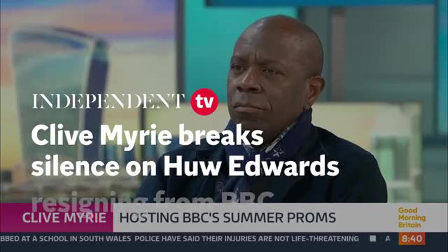 Clive Myrie breaks silence on replacing Huw Edwards on BBC News