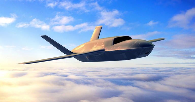 Design of General Atomics drone.