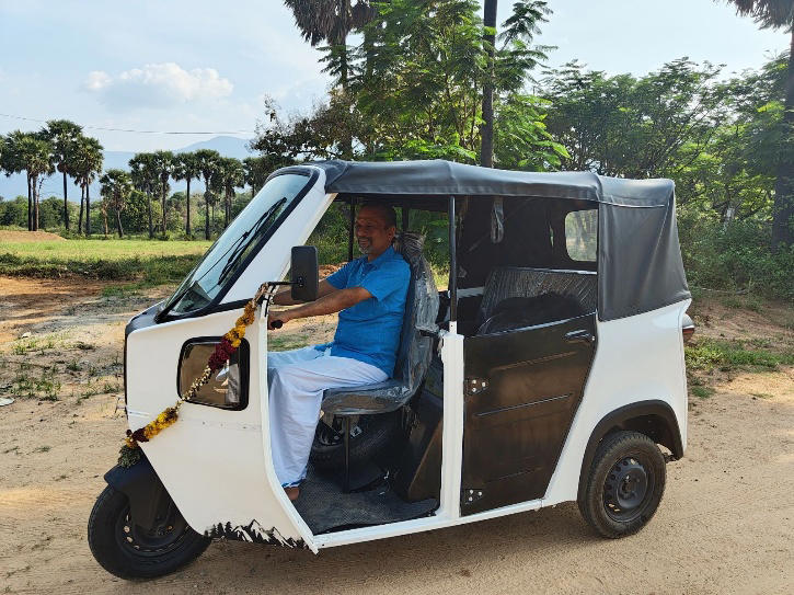 Billionaire Zoho CEO Sridhar Vembu Flaunts New Electric Three-Wheeler