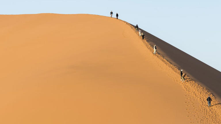 The Big Daddy dune is one of Namibia's top tourist destinations
