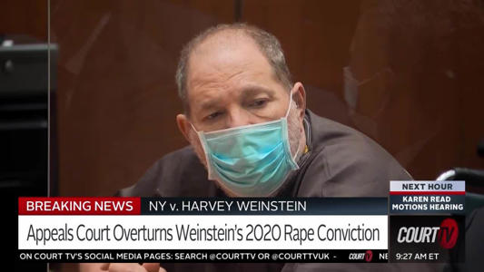 NY Appeals Court Overturns Harvey Weinstein’s 2020 Rape Conviction<br><br>