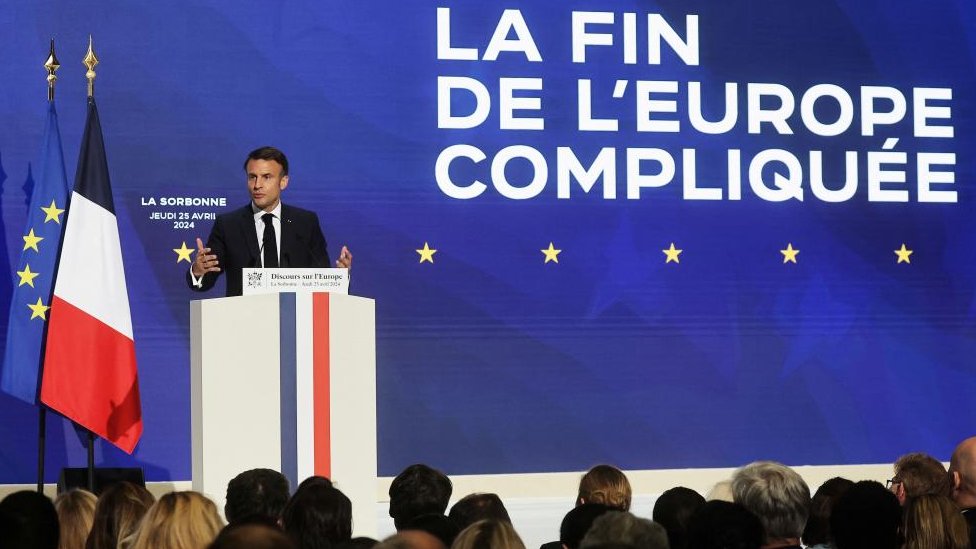 europe at risk of dying faces big decisions - macron