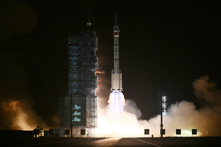 Décollage de la mission Shenzhou-18, le 25 avril 2024 à Jiuquan (Chine)