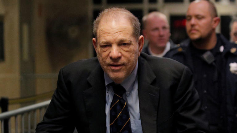 Weinstein will remain in prison with a separate LA conviction still standing. Pic: Reuters