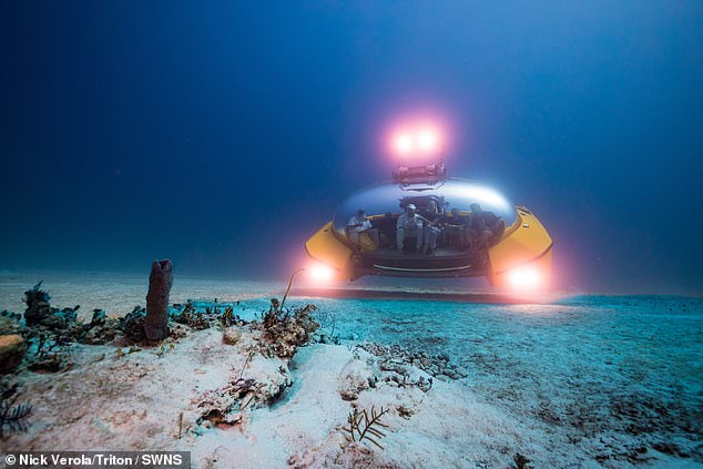 james bond-style submarine resembles a ufo