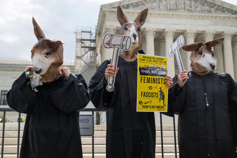 Highlights from Supreme Court arguments over Trump’s immunity claim