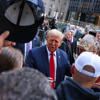 Trump vows to beat Biden in New York as he goes into campaign mode on morning of criminal trial and Supreme Court case<br>