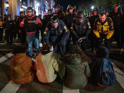 Boston police arrest 100 people amid US crackdown on pro-Palestinian campus protests<br><br>