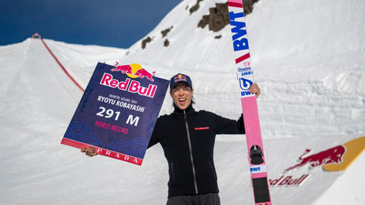 Ryōyū Kobayashi flies 291 meters through the air in landmark ski jump, but his effort wasn’t ‘in line with FIS regulations’<br><br>