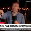 CNN reporter asks to cut report early as anti-Israel protesters surround him<br>