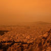 Fact Check: Viral Pics Captured Stunning Orange-Hued Skies Over Athens During April 2024 Dust Storm<br>