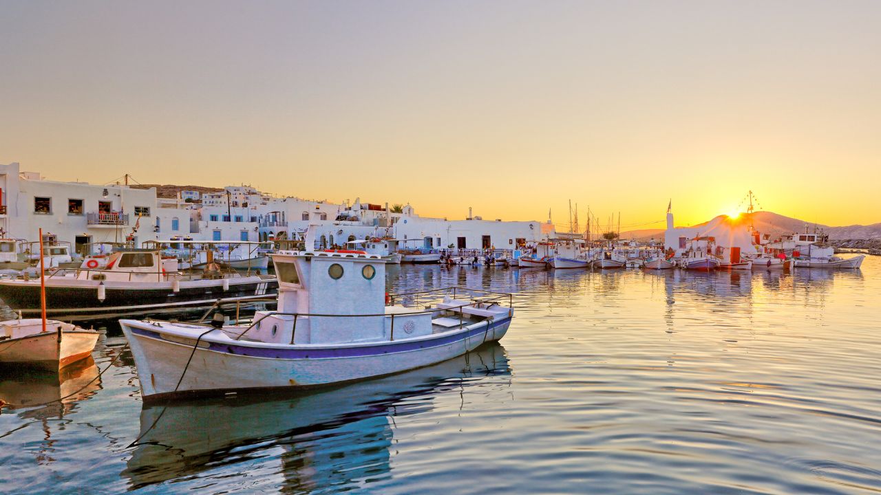 <p>The island is known for its incredible beaches and stunning, historic villages with classical Greek charm. The whitewashed buildings and gorgeous scenery of Paros feature heavily in “One Day,” and have been credited with a spike in bookings to the island projected for this summer season.</p>