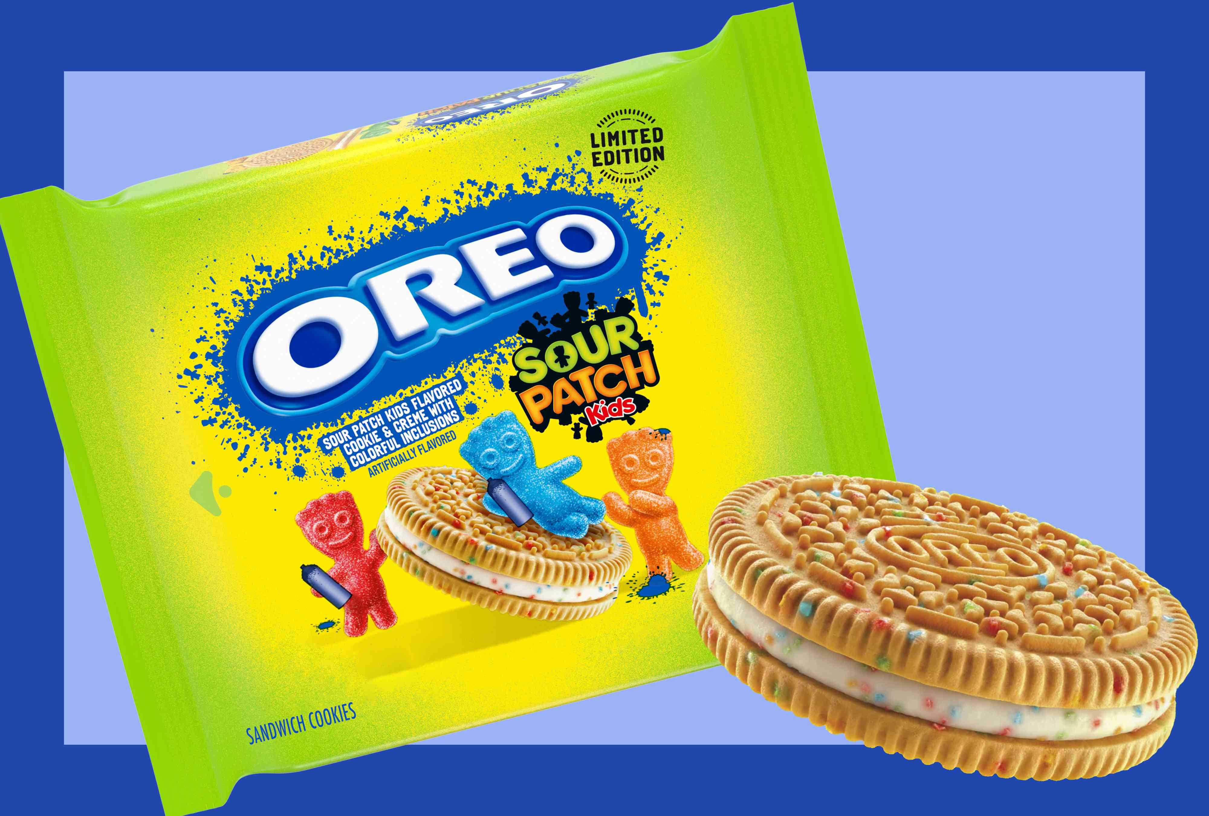 oreo is releasing a limited-edition cookie made with sour patch kids — here's when you can get it