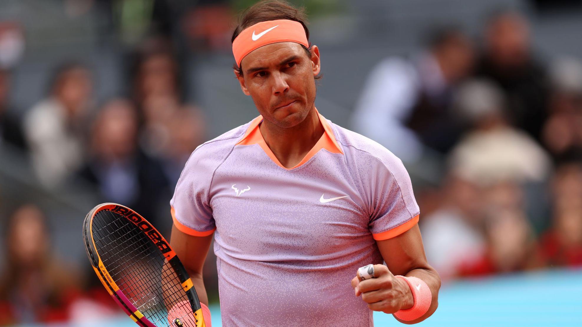 nadal begins madrid open with straight-set win