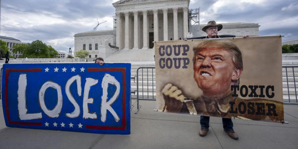 Supreme Court seems skeptical of Trump’s claim of absolute immunity in election-interference case<br><br>