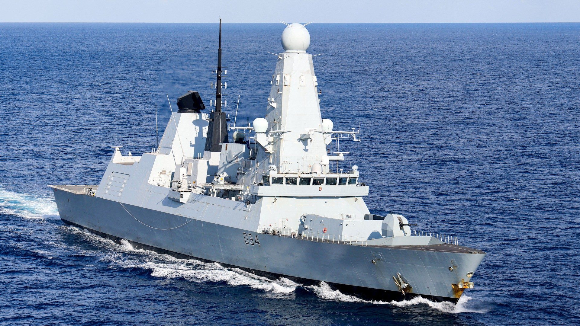royal navy ship shoots down ballistic missile in combat for first time