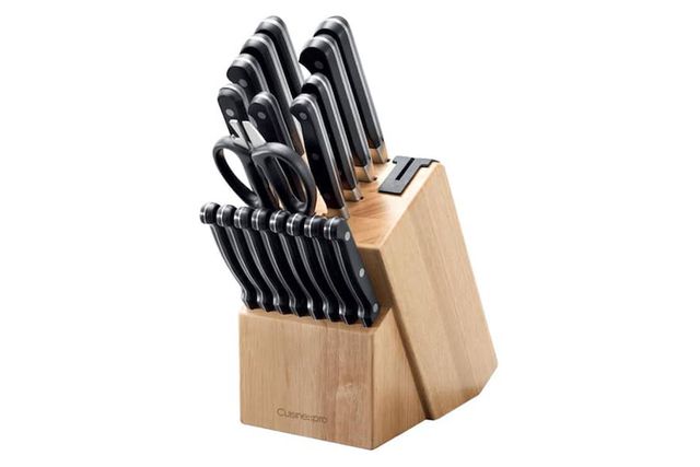 black friday, you can get this 20-piece knife set for 70% off during this home depot sale—but you have to move fast