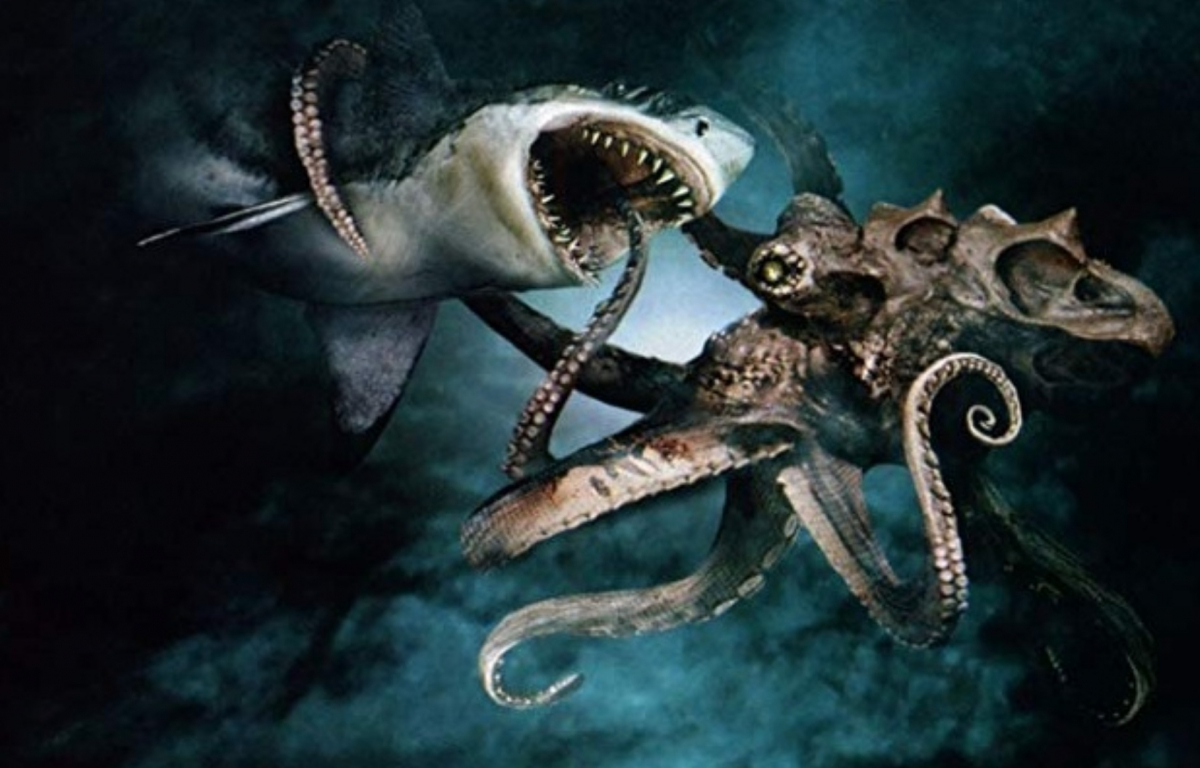 <p>"Mega Shark vs. Giant Octopus" is a sea monster film, directed by Jack Perez, that defies all logic and credibility. The plot follows a mega shark and a giant octopus emerging from the ocean depths to engage in an epic battle.</p> <p>The low-quality special effects and exaggerated performances by the actors make this movie a feast for lovers of B-movie productions.</p> <p>Absurd scenes, like the mega shark jumping out of the water to bite a flying airplane, are so ridiculous that they become comedic. The film is a perfect example of a movie that embraces its own absurdity to create an unforgettable, hilariously bad yet entertaining cinematic experience.</p>