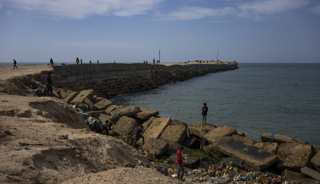 US Military Begins Construction Of Gaza Humanitarian Aid Pier