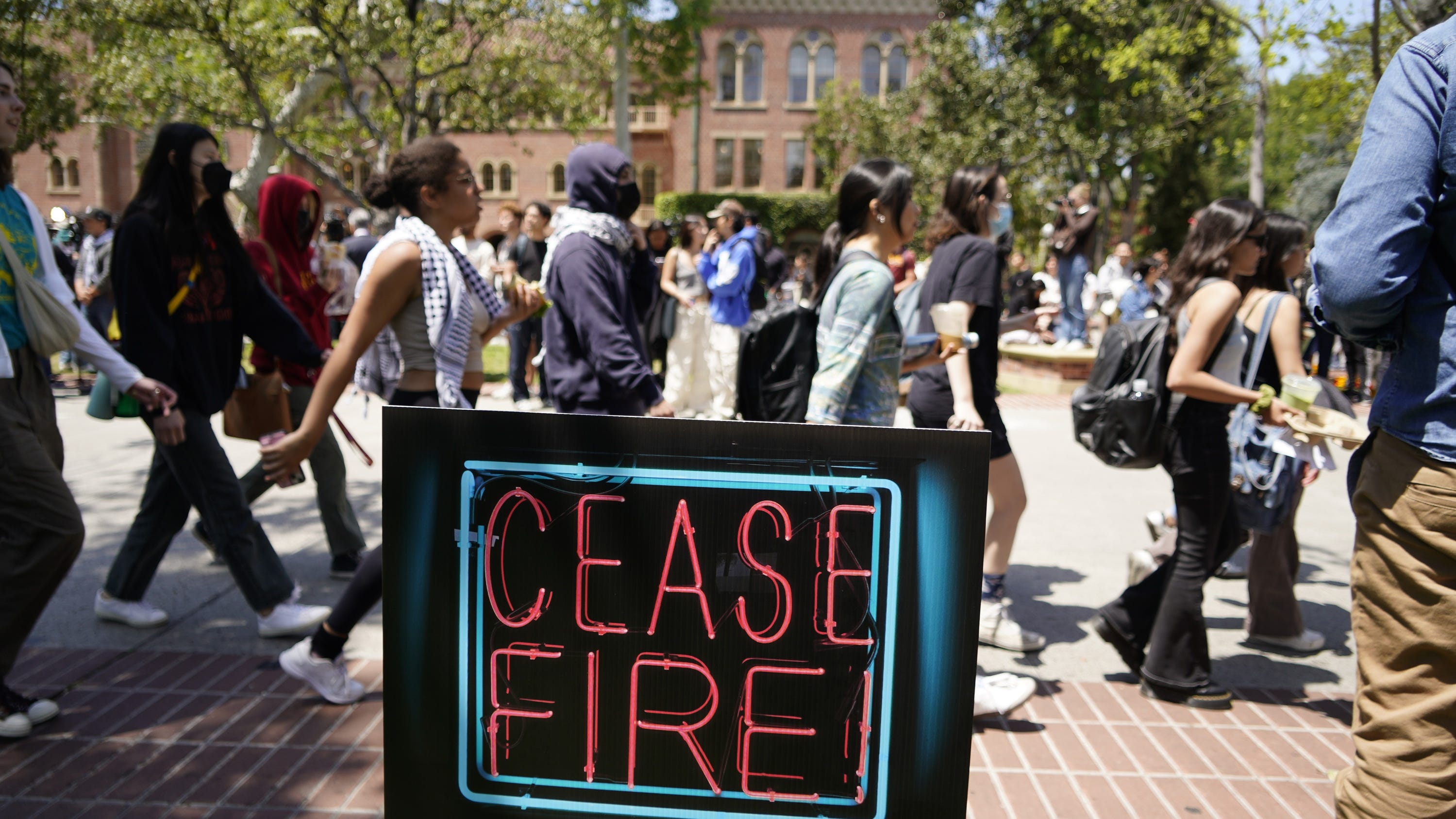 USC Pro-Palestinian Protest Shuts Down Campus; University Cancels Main ...