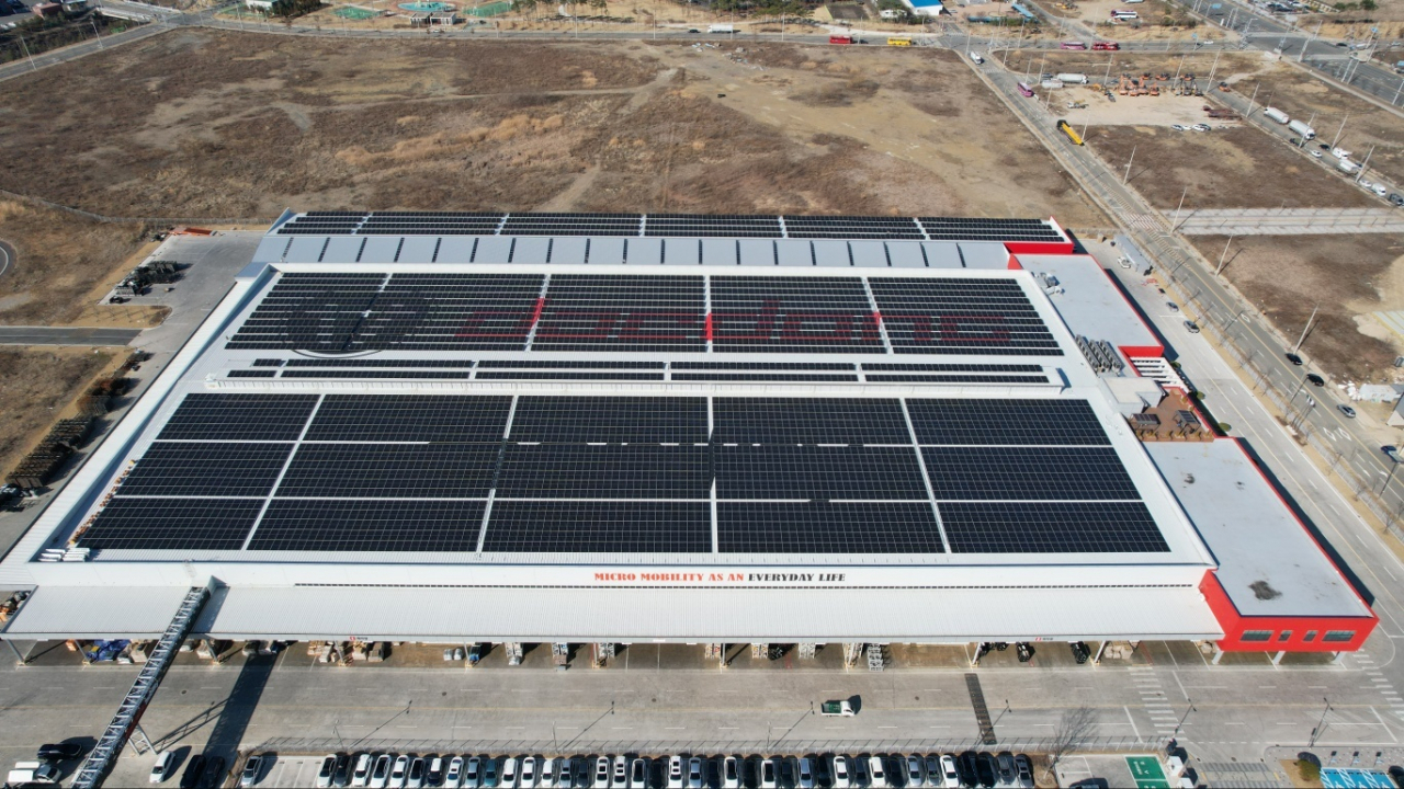대동모빌리티, 대구 공장에 국내최대 지붕 태양광 발전설비 구축