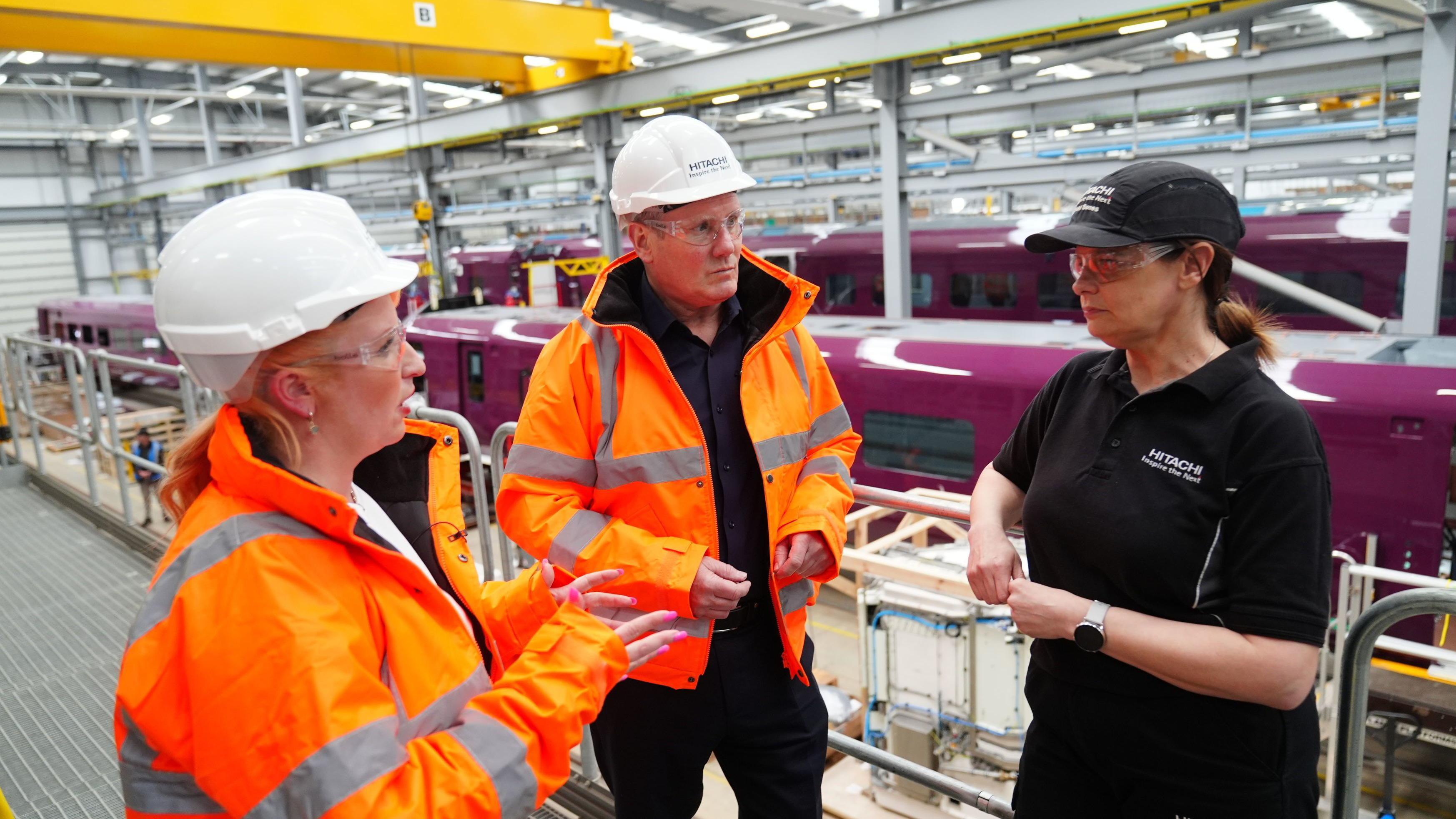 starmer vows long-term plan for train manufacturing