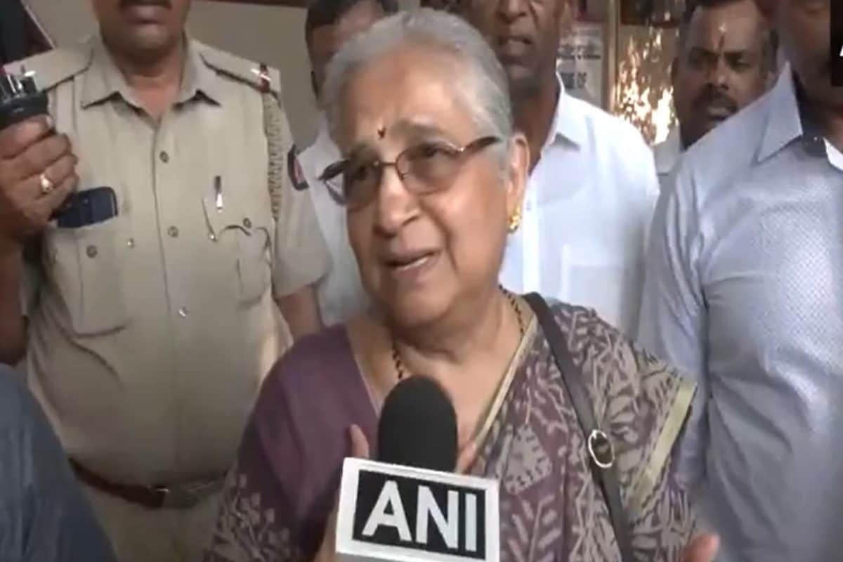 'don't sit at home, come out to vote': sudha murty's appeal to citizens as ls polling underway in karnataka