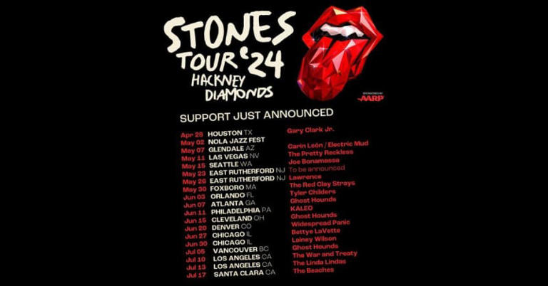 Hackney Diamonds gets even bigger: Rolling Stones announce diverse opening acts.© Rolling Stones