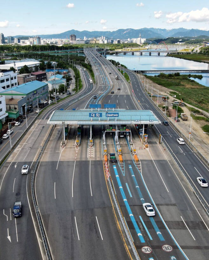 대전시, 천변도시고속화도로 통행료 미납차량 단속 강화