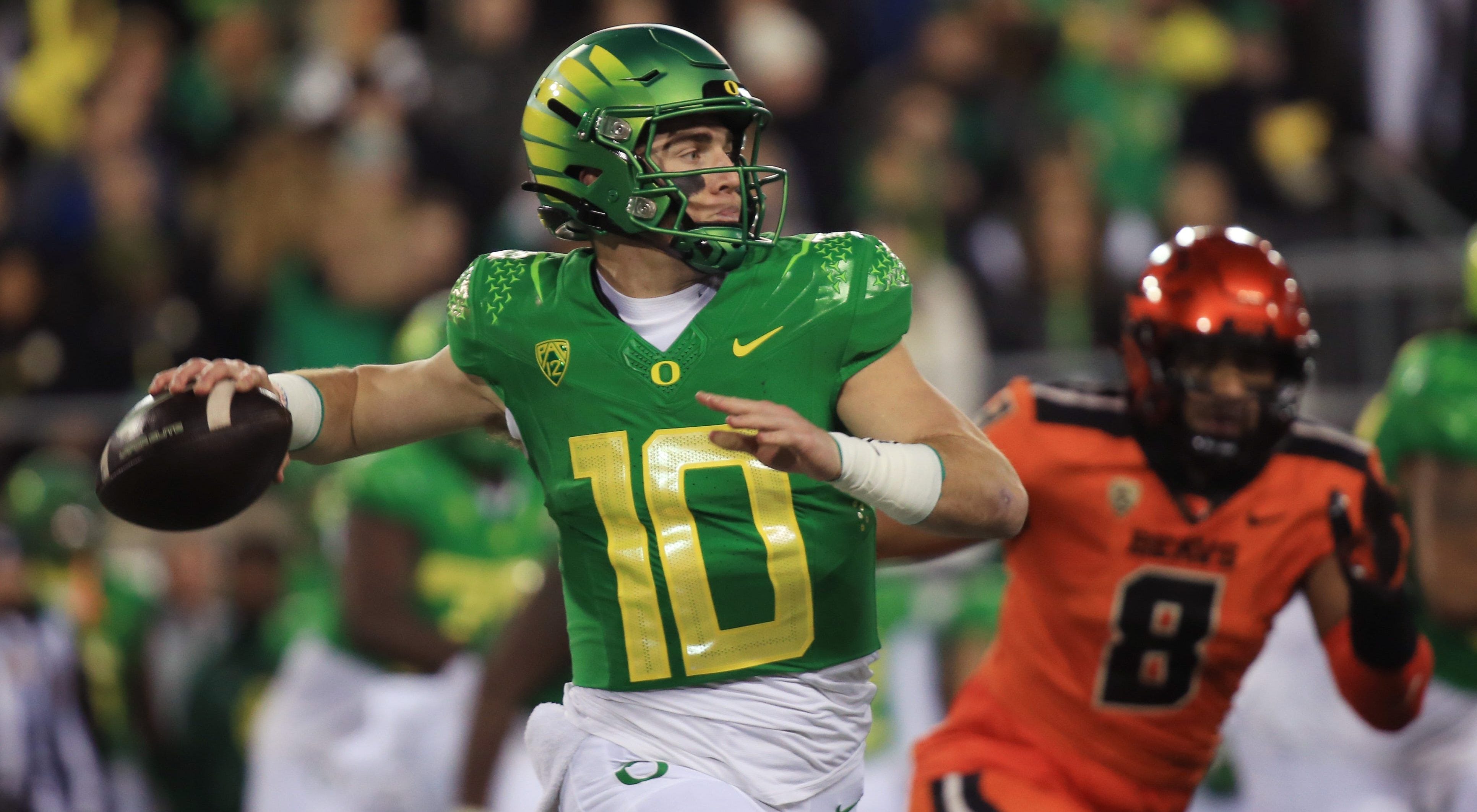 Denver Broncos Select Oregon QB Bo Nix With The 12th Overall Pick ...