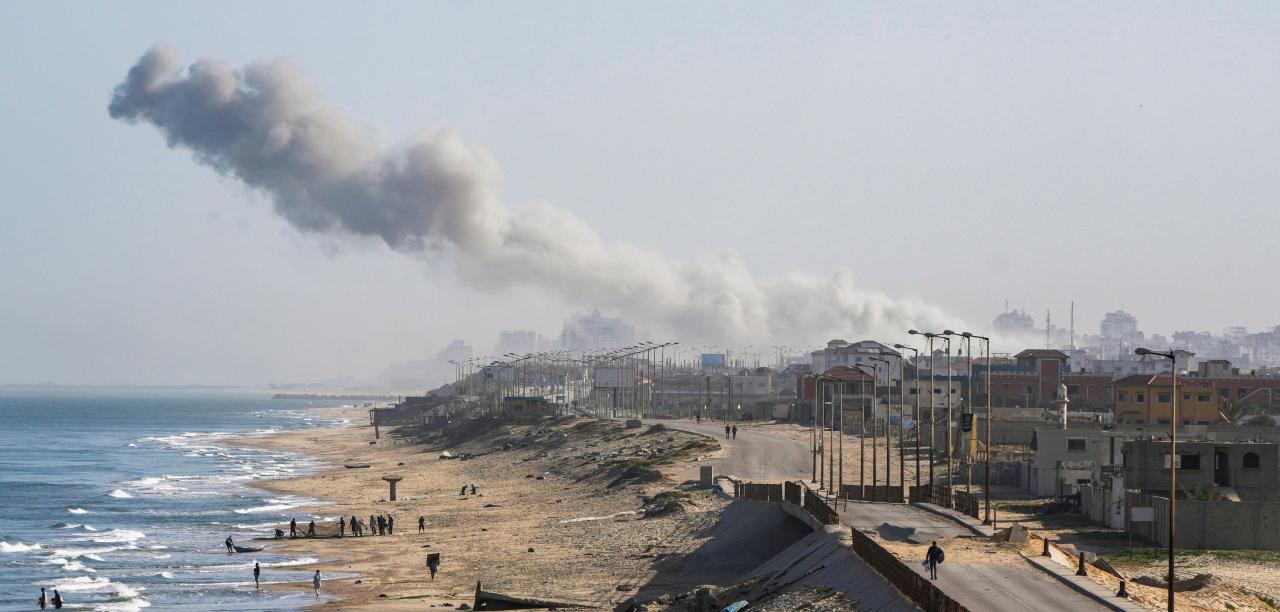 us-militär baut provisorischen hafen vor der küste gazas
