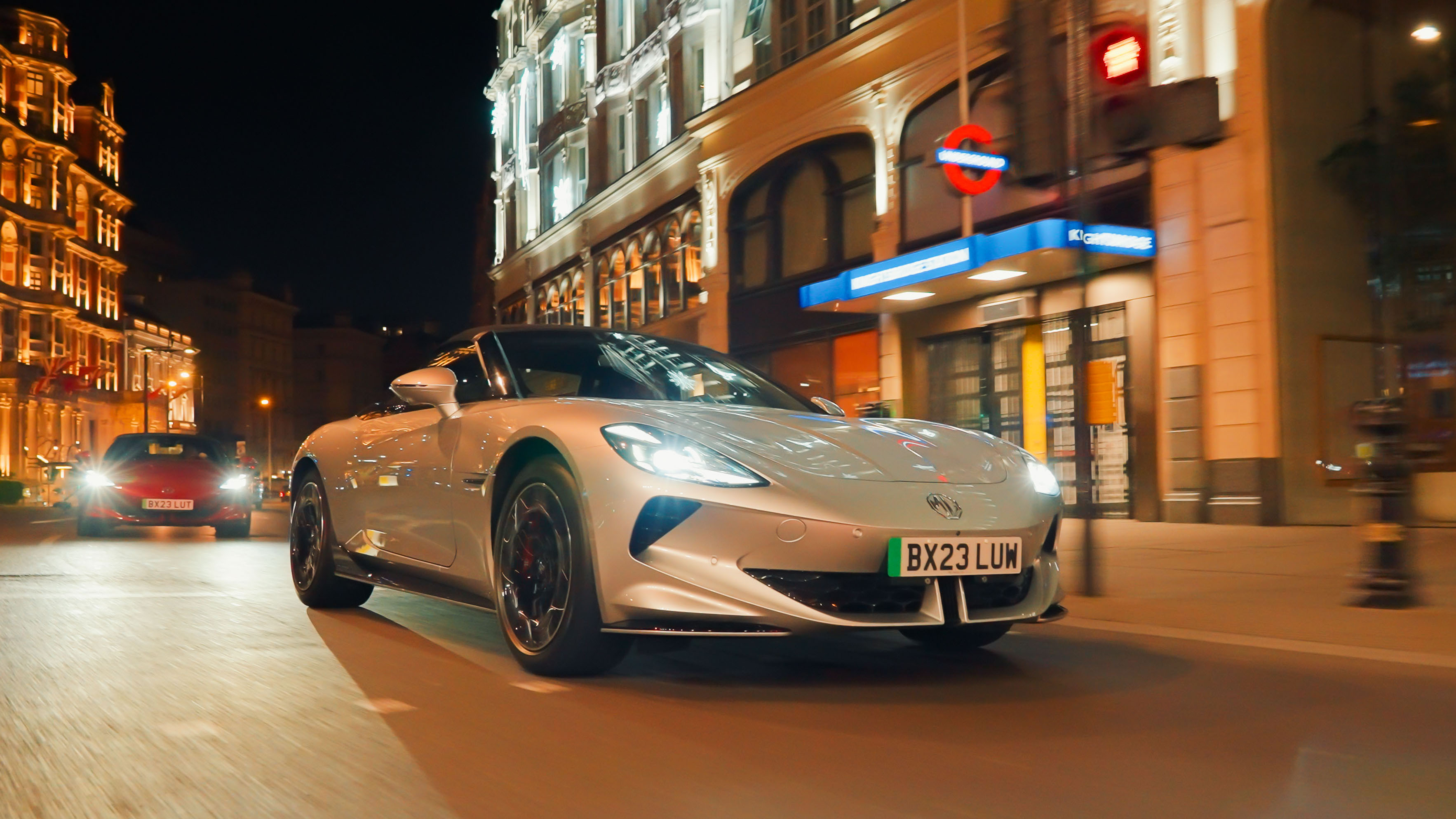 the mg cyberster all-electric sports car will start at £54,995