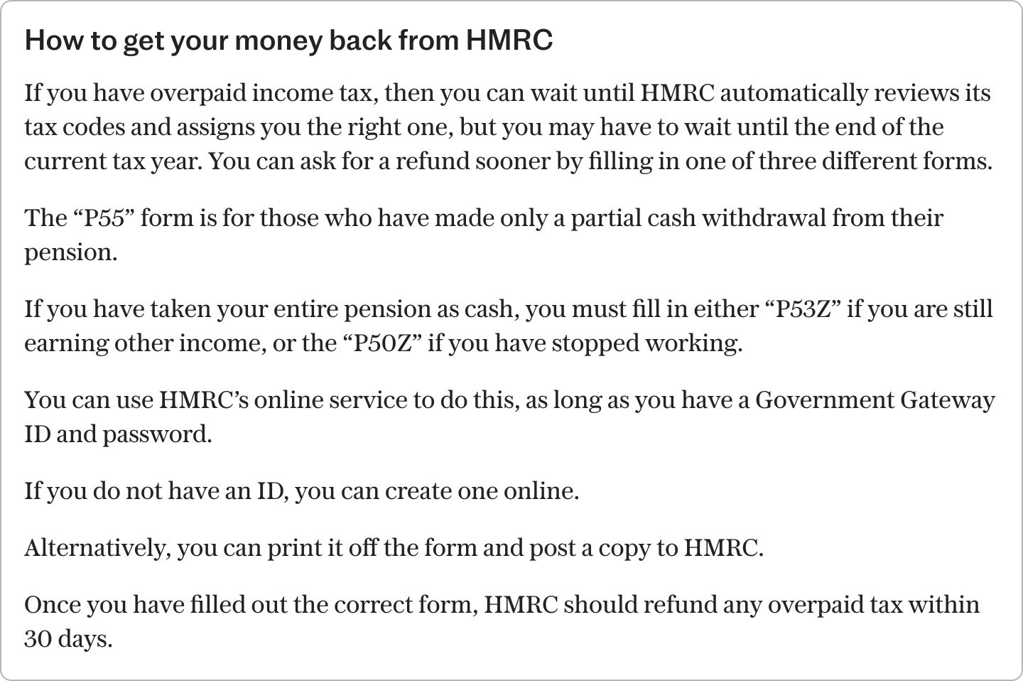 hmrc overtaxes pensioners £200m after system errors