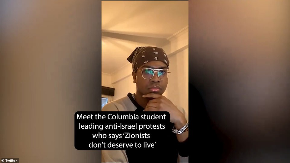 Columbia Encampment Leader Says 'Zionists Don't Deserve To Live'