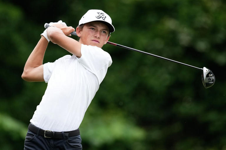 15-year-old wonder kid Miles Russell continues stunning run on Korn Ferry Tour, opens Veritex Bank Championship with a 3-under 68