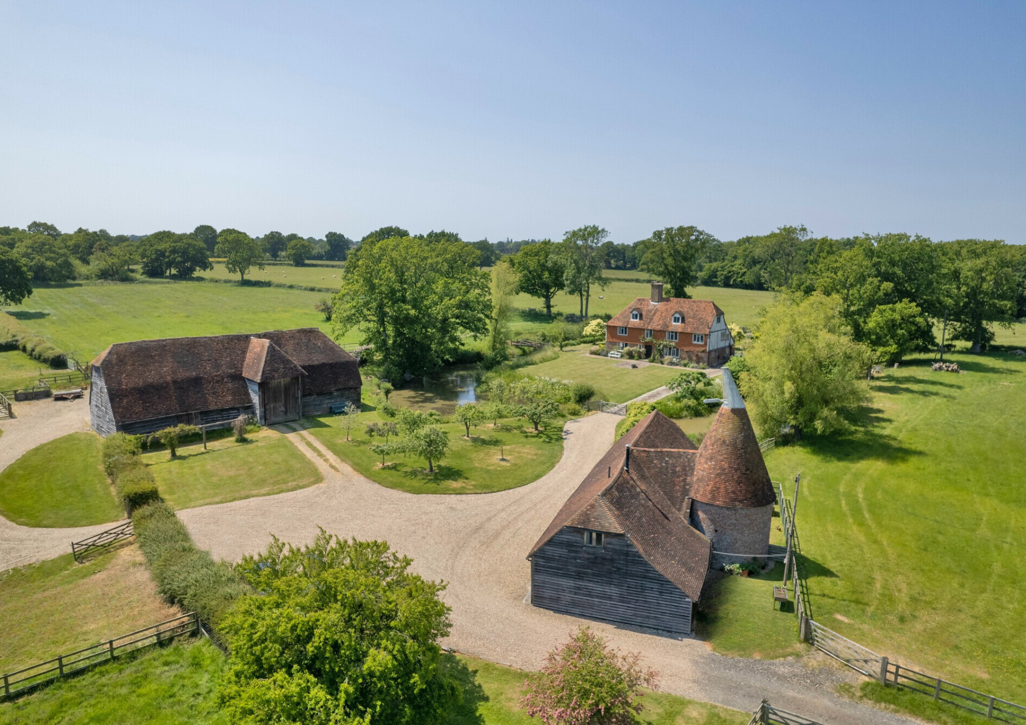 grade ii listed manor with its own moated house on the market for £4.5 million in kent