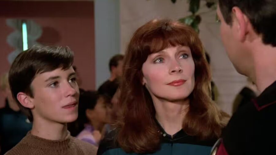 <p>Understandably, this led Gates McFadden to believe that Dr. Crusher would be a funny character, an impression that she later said was heightened when she read through the pilot script. There’s a decent chance this was an earlier version of that script, as the finished TNG pilot episode “Encounter At Farpoint” doesn’t really have any comedy moments for the character. Eventually, McFadden made peace with the fact that Dr. Crusher was going to be a generally serious role, but she never stopped trying to inject comedy where she could.</p>