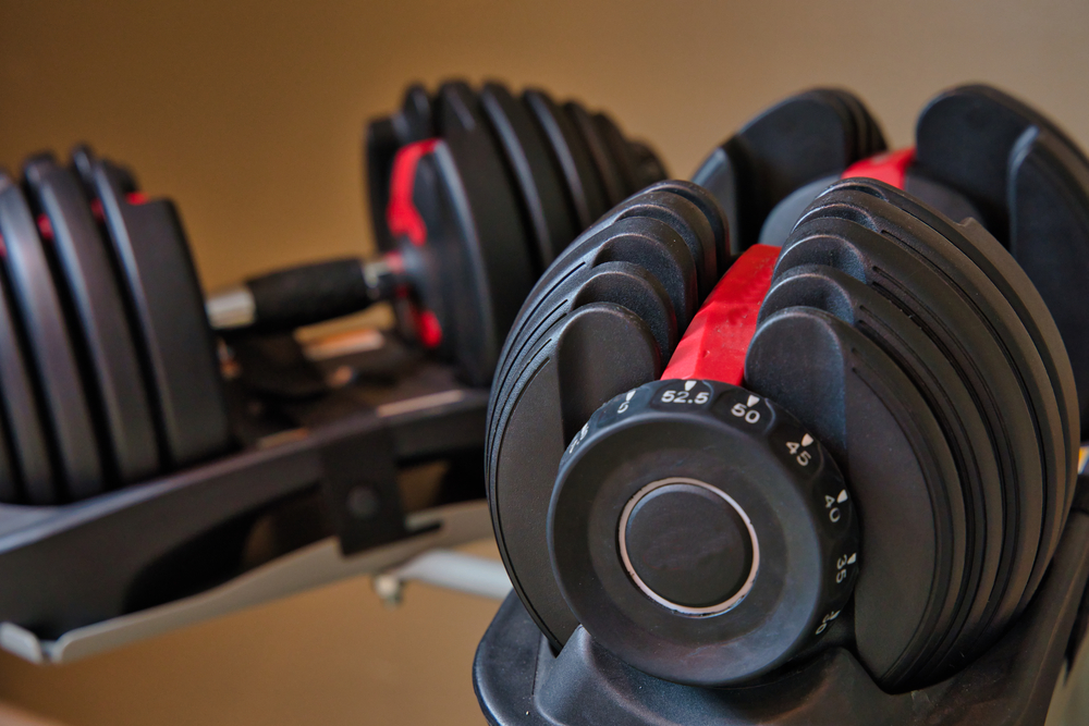 <p>These space-saving dumbbells allow you to adjust the weight, making them versatile for various strength exercises. Prices vary depending on the weight range but average between $50 to $100 per set.</p>