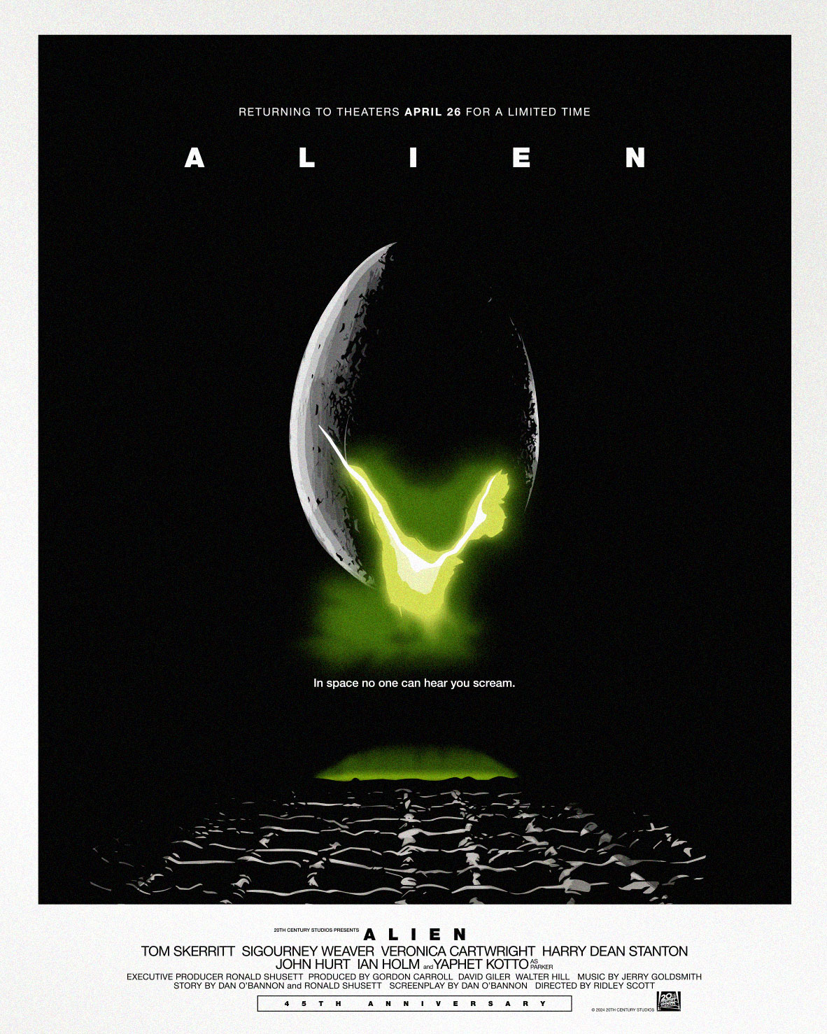 alien day 2024: 'alien' bursts back into theaters today