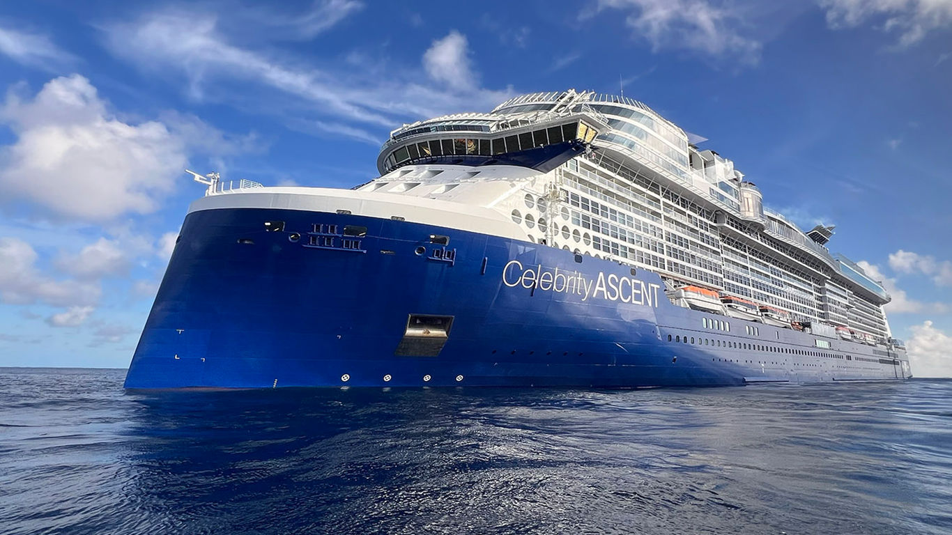 celebrity cruises’ new ship celebrity ascent arrives in europe