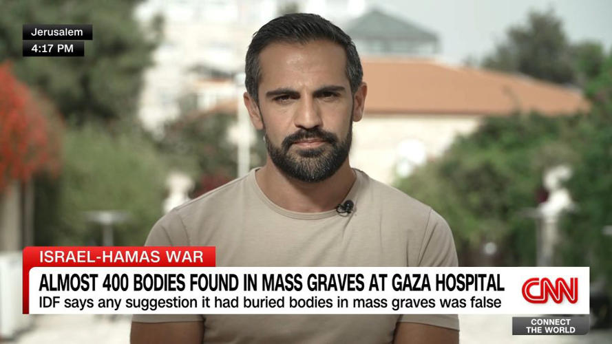 Almost 400 bodies found in mass graves at Gaza hospital