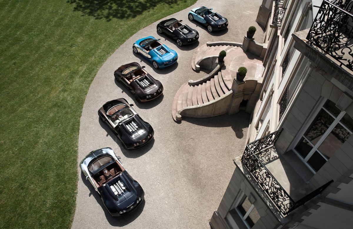 german police seize four special edition bugatti veyrons