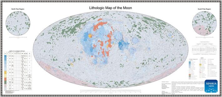 china lança mapa geológico mais completo da lua; veja imagens
