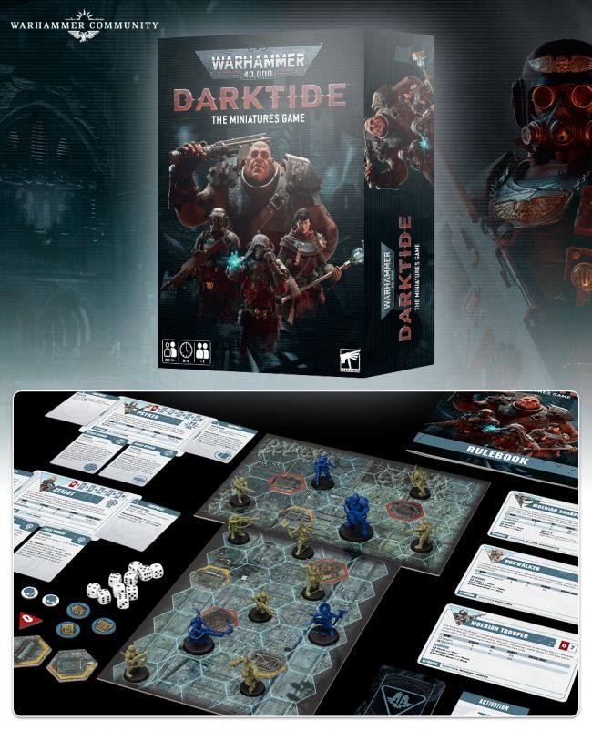 warhammer 40,000: darktide muuntuu lautapeliksi